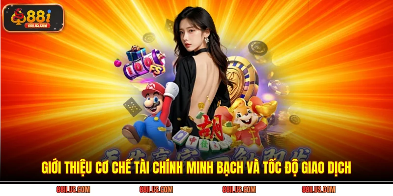 Giới thiệu cơ chế tài chính minh bạch và tốc độ giao dịch