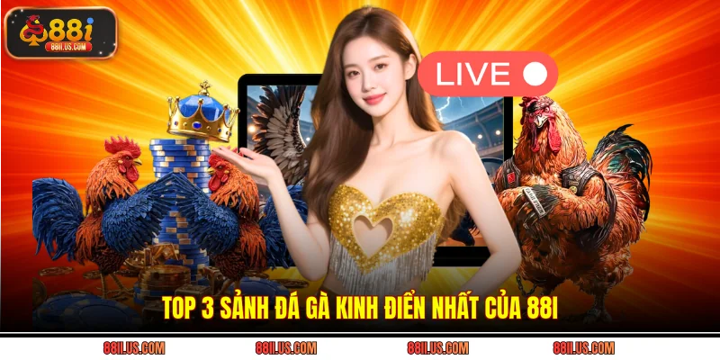 Top 3 sảnh đá gà kinh điển nhất của 88i